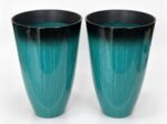 Premium Tall Gradient Plastic Floor Planter – High-Gloss Commercial Grade