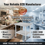Heavy-Duty Commercial Stainless Steel Prep Table with Casters & Adjustable Undershelf - Image 6